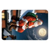 Holiday Santa Magnet (Horizontal)
