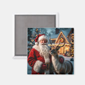 Holiday Santa Magnet (Vorderseite/Rückseite)