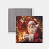 Holiday Santa Magnet (Vorderseite/Rückseite)