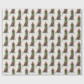 Holiday Schokolade Labrador Dog Lover und Woof Geschenkpapier (Flach)