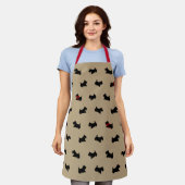 Holiday Scottish Terrier Apron Schürze (Getragen)