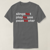 Holiday Scrabble Worddesign no 3 T-Shirt (Design vorne)