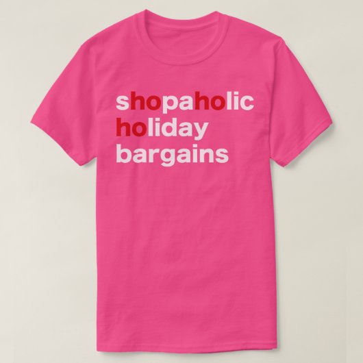 Holiday Scrabble Words Design auf 3 dunklen Shirts (Design vorne)