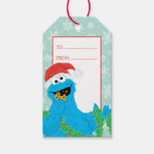 Holiday Scribble Cookie Monster Geschenkanhänger (Vorderseite)