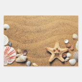 Holiday Seashells Beach Geschenkpapier Set (Vorderseite 3)
