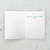 Holiday Season Artistic Candy Cane Gruß Karte (Innenseite)