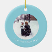 Holiday Season Artistic Candy Cane Keramik Ornament (Hinten)