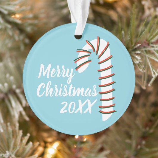 Holiday Season Artistic Candy Cane Ornament (Baum)