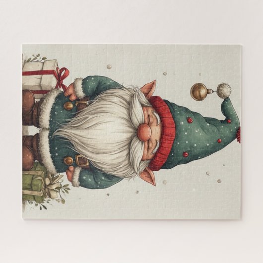 Holiday Season Elf Puzzle (Horizontal)
