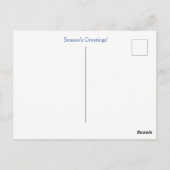 Holiday Seasons Greetings Cowboy Cattle Postcard Postkarte (Rückseite)