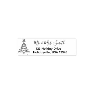 Holiday Self-Inking Stamp Permastempel