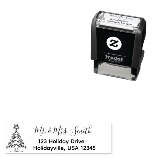 Holiday Self-Inking Stamp Permastempel (Beispiel)