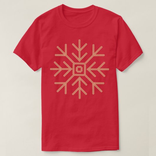 Holiday Sequin Snowflake T-Shirt (Design vorne)