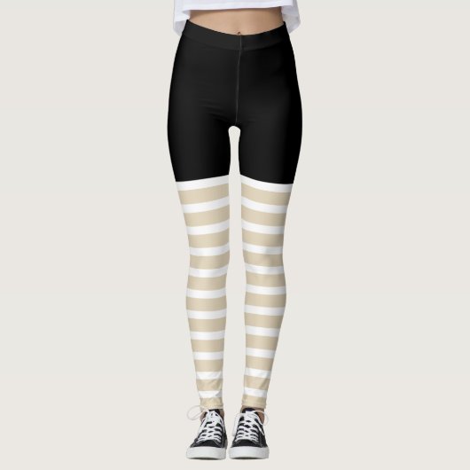 Holiday Sexy Elf Leggings Candy Cane Weihnachten (Vorderseite)