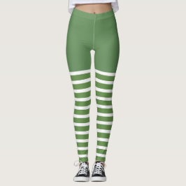 Holiday Sexy Elf Leggings Candy Cane Weihnachten
