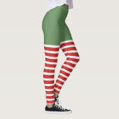 Holiday Sexy Elf Leggings Candy Cane Weihnachten (Rechts)