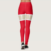Holiday Sexy Elf Leggings Candy Cane Weihnachten (Rückseite)