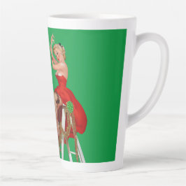 Holiday Shenanigans Retro Pinup Weihnachten Milchtasse