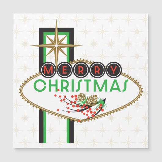 Holiday Sign Flat Magnet (Vorderseite)