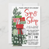 Holiday Sip and Shop Einladung (Vorderseite)