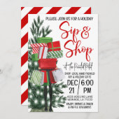 Holiday Sip and Shop Einladung (Vorne/Hinten)