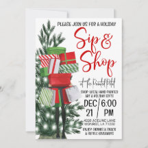 Holiday Sip and Shop