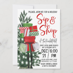 Holiday Sip and Shop Einladung