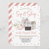 Holiday Sip and Shop Einladung (Vorne/Hinten)
