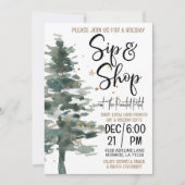 Holiday Sip and Shop Einladung (Vorderseite)