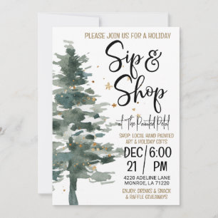 Holiday Sip and Shop Einladung