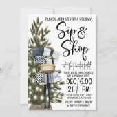 Holiday Sip and Shop Einladung (Vorderseite)