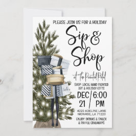 Holiday Sip and Shop Einladung