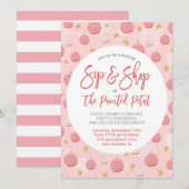Holiday Sip and Shop Einladung (Vorne/Hinten)