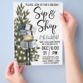Holiday Sip and Shop Flyer (Hand)