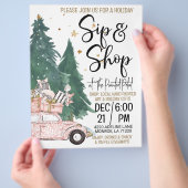 Holiday Sip and Shop Flyer (Hand)