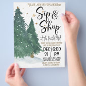Holiday Sip and Shop Flyer (Hand)