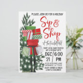 Holiday Sip and Shop Flyer Briefbogen (Stehend Vorderseite)