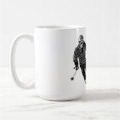 Holiday Skier - Abfahrt Skifahren Kaffeetasse (Links)