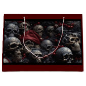 Holiday Skull Geschenktasche Große Geschenktüte (Vorderseite)