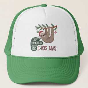 Holiday Sloth - Just Hangin’ Around zu Weihnachten Truckerkappe