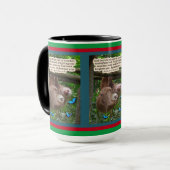 Holiday Sloth Scripture: Ephesianer 4:32 Tasse (Vorderseite Links)