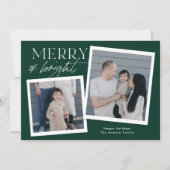 Holiday Snapshot Foto Card - Wald Feiertagskarte (Vorderseite)