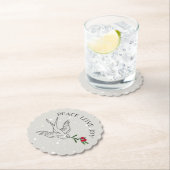 Holiday Snow Bird Berries Drinks Untersetzer (Vor Ort)