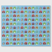 Holiday Snow Globes Geschenkpapier (Flach)