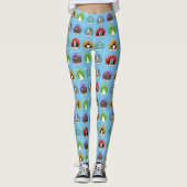Holiday Snow Globes Leggings (Vorderseite)