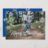 Holiday Snowflake Ankündigung (Vorne/Hinten)