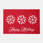Holiday Snowflake Doormat Fußmatte (Vorderseite)