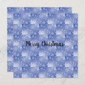 Holiday Snowflake Flake Card (Vorne/Hinten)