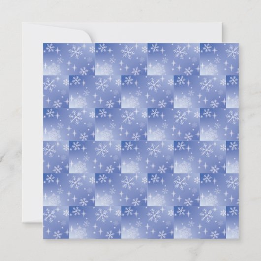 Holiday Snowflake Flake Card (Rückseite)