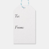 Holiday Snowflake Geschenkanhänger (Rückseite)